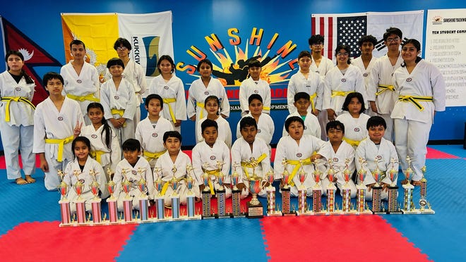 Students of Sunshine Taekwondo Academy in Akron earned numerous medals at an Aug. 7 competition in Harrisburg, Pennsylvania.
