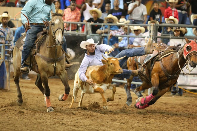 The Arizona Black Rodeo offers roughstock and timed events for cowboys such as calf roping, steer wrestling and bull riding.