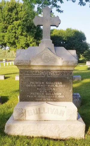 The final resting place for Patrick and Honora Sullivan is in Catholic Cemetery.