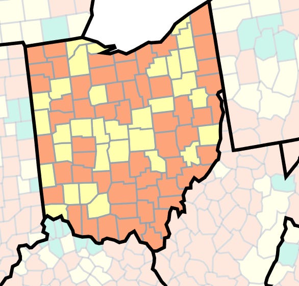 COVID-19 risk drops from high level in Hamilton, Warren counties COVID-19 risk drops from high level in Hamilton, Warren counties