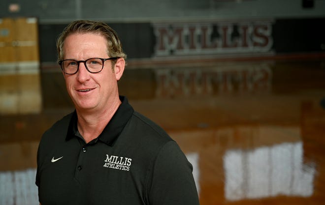 Derek Phinney is the new athletic director of Millis High School on August 26.