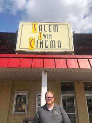 Alex Grist manages the Salem Twin Cinema at 2350 E. State St. in Salem. The theater is locally owned and operated by Jock Buta and features rumble or vibrating seats and VIP booths.