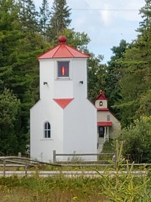 The Lower and Upper Range Lights, a 153-year-old navigational aid off the Lake Michigan shore in Baileys Harbor, are on the grounds of The Ridges Sanctuary.  An ADA-accessible boardwalk now connects the two lights, and The Ridges is holding a dedication dedication for the walkway at 3:30 pm Sept.  2.