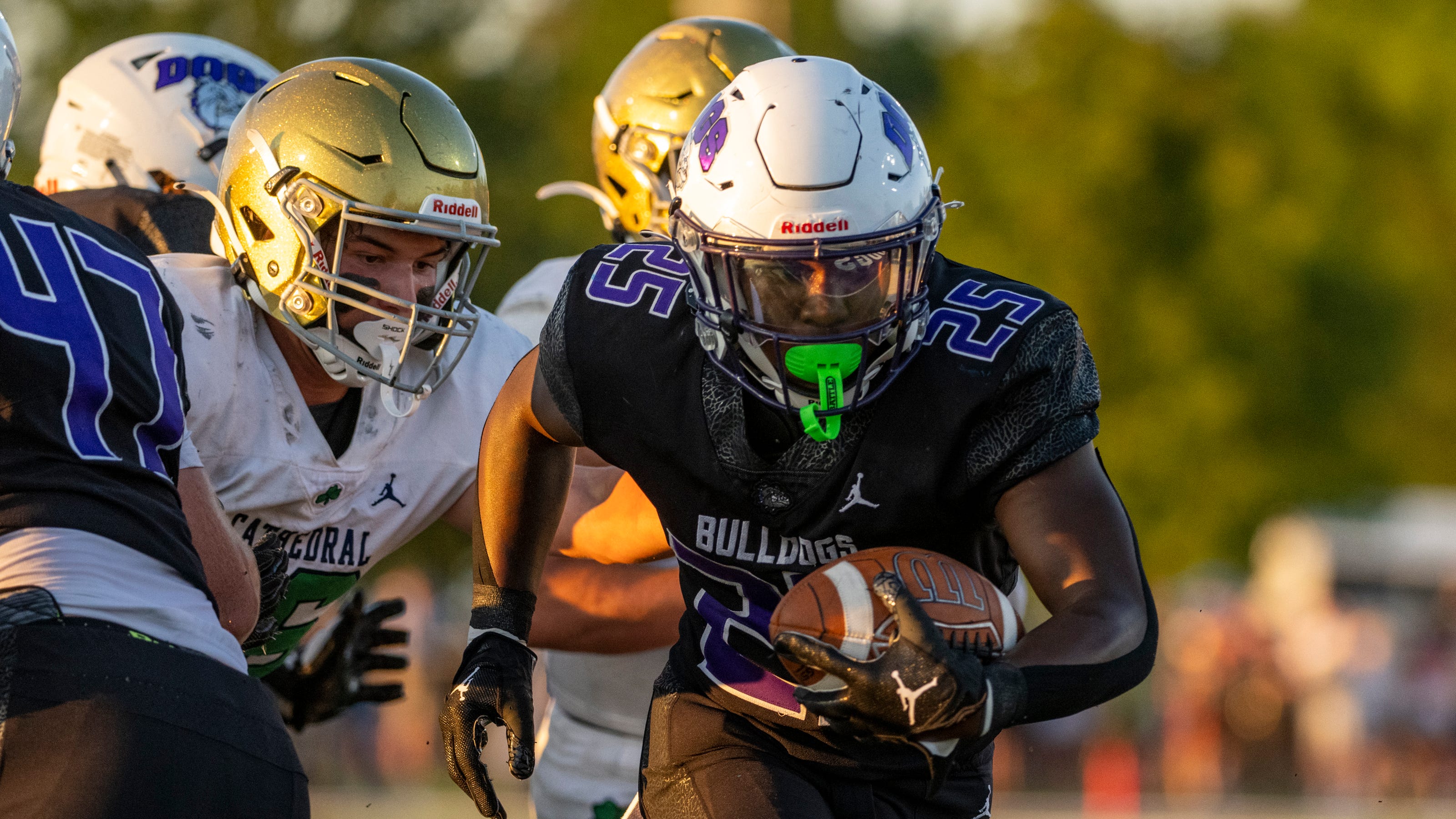 Indiana high school football Cathedral vs. Brownsburg in IHSAA Week 2