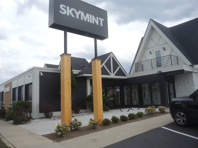 Marijuana company Skymint is offering a chance to win free cannabis products for a year in a promotion that ends on Jan. 30. This is the company's store on Main Street in Gaylord which opened last summer.