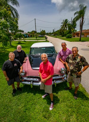 Members of the musical group The Del Prados from left include: Buddy Smith, Eddie Siperstein, Lou Reyes, Jeff Gaynor and Joe Antaki.