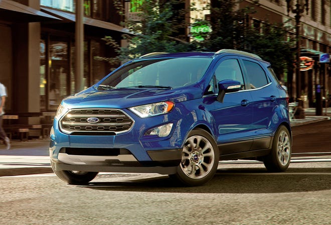 The subcompact Ford EcoSport failed to gain traction with buyers in the entry-level segment.