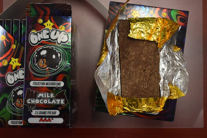 Winter Haven police said they recently seized these chocolate bars that were spiked with hallucinogenic mushrooms.