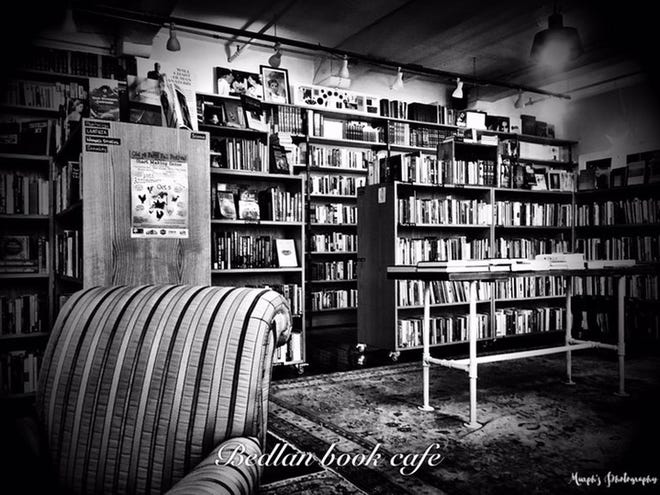 A photograph of Bedlam Book Cafe.