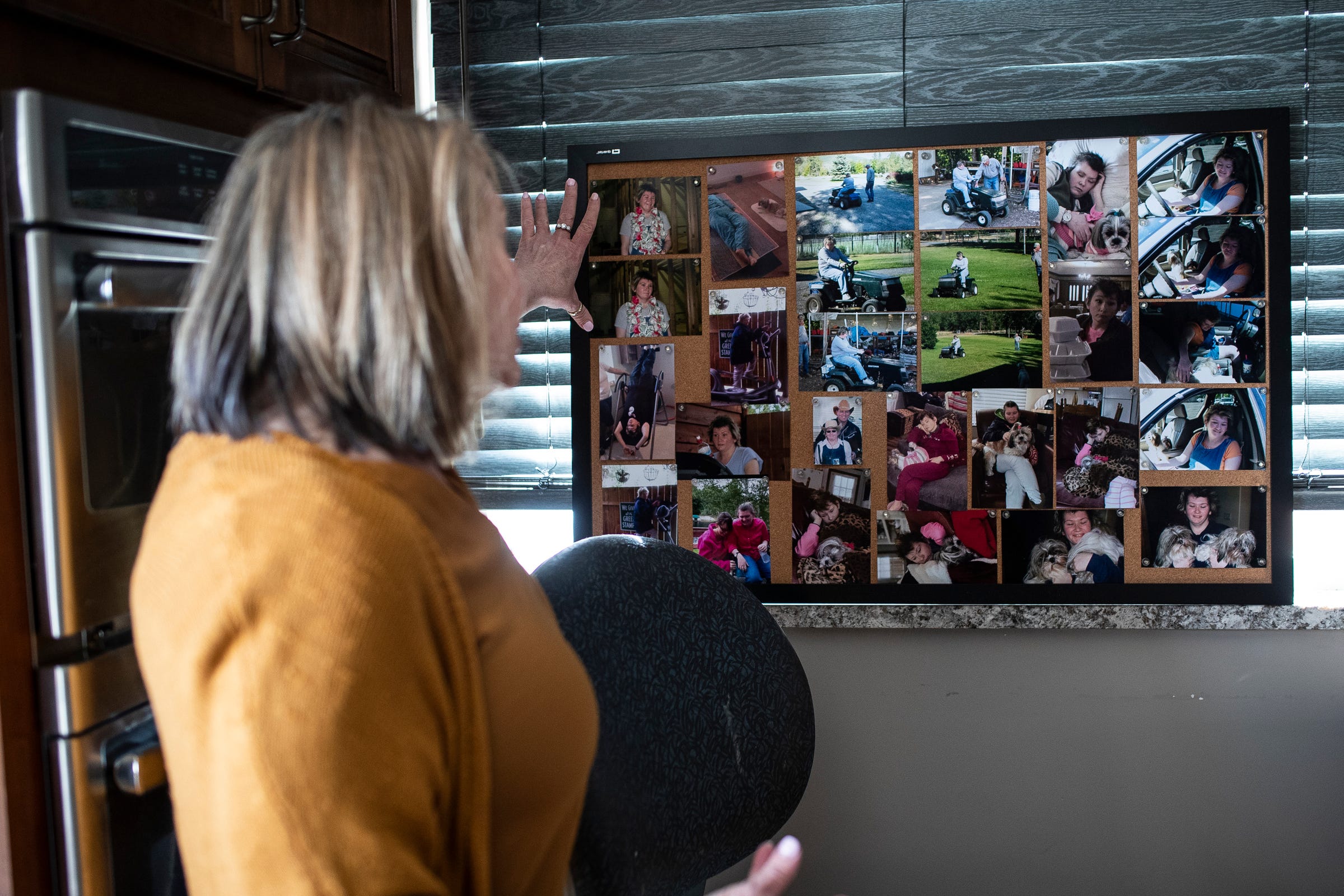 Lois Mulkey, mother of the late Bridget Cavanagh, shares stories of her daughter in Southgate on Tuesday, March 29, 2022.