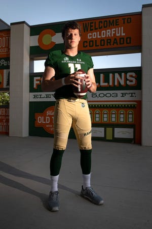 Colorado State quarterback Clay Millen will make his first career college start on Saturday, Sept. 3 at Michigan.
