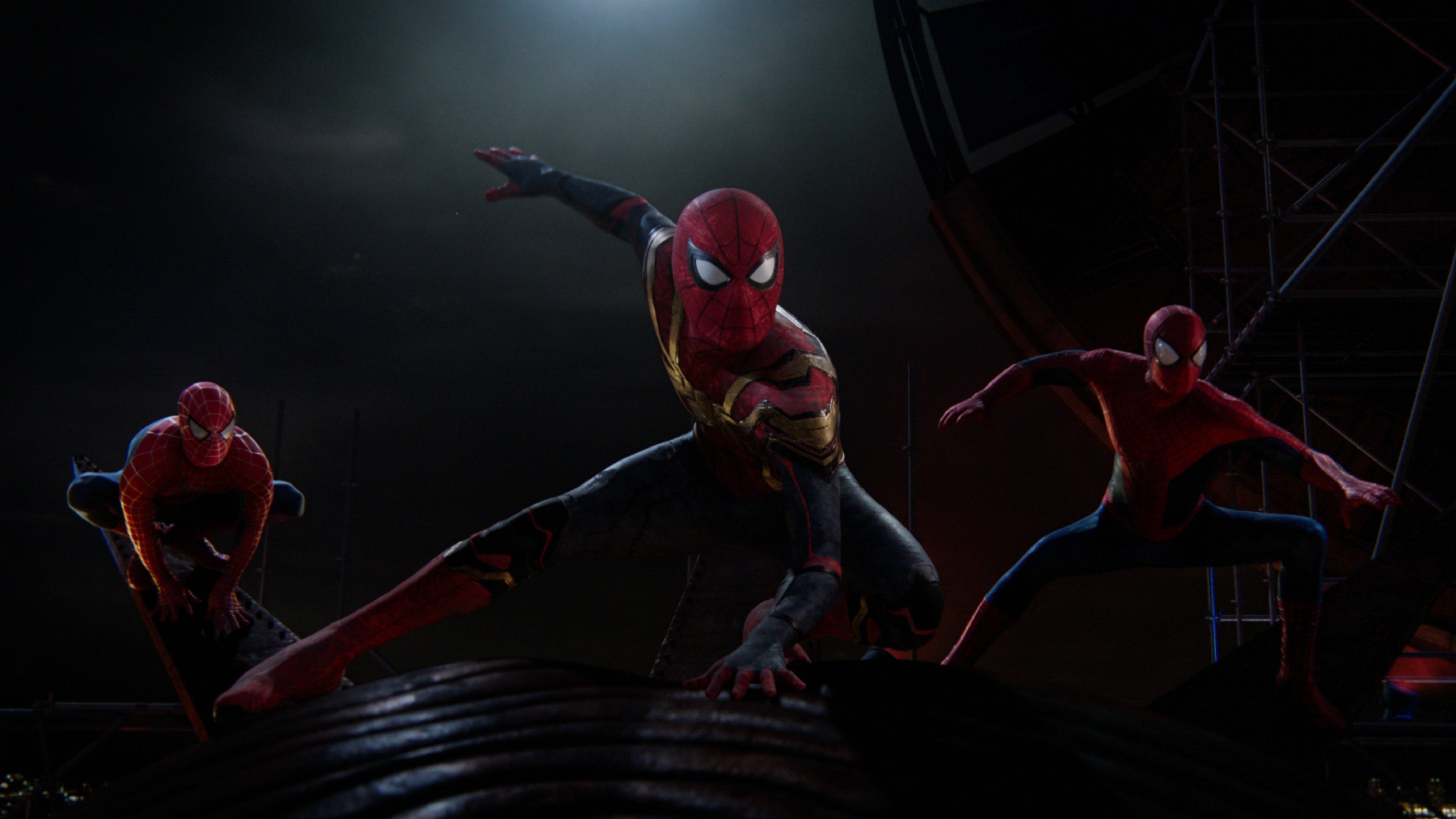 Three web-slinging heroes are better than one in the Marvel blockbuster 