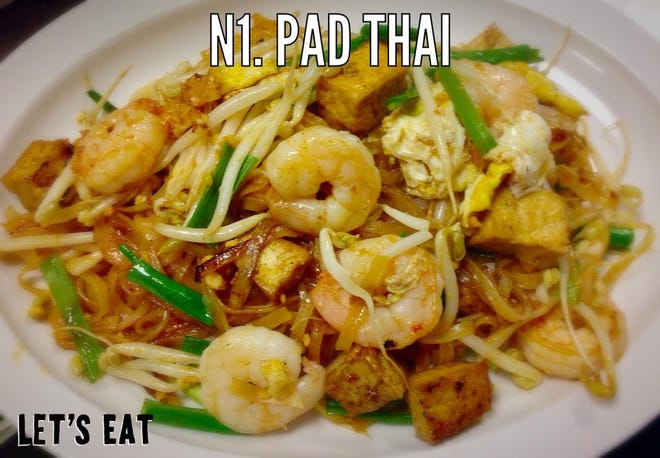 The pad Thai from the Thai Hut in Kings Mountain is a crowd pleaser.