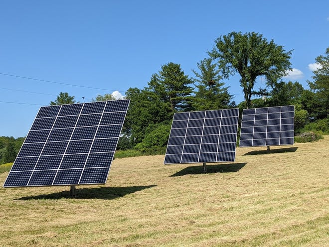 In this file photo, Sustainable Westchester's 100% renewables portfolio includes electricity generated from solar energy.