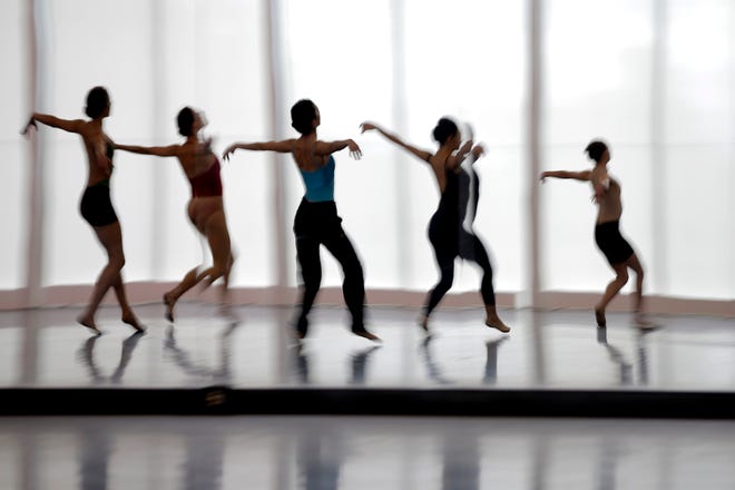 Oklahoma City Ballet dancers perform during Oklahoma City Ballet's first annual Beer & Ballet at the Susan E. Brackett Dance Center in Oklahoma City on Thursday, September 1, 2022.