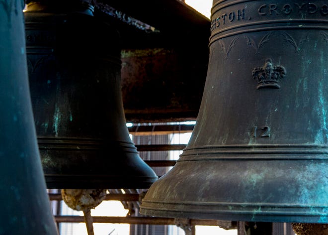 The bells at Grace Episcopal Church in Plainfield.