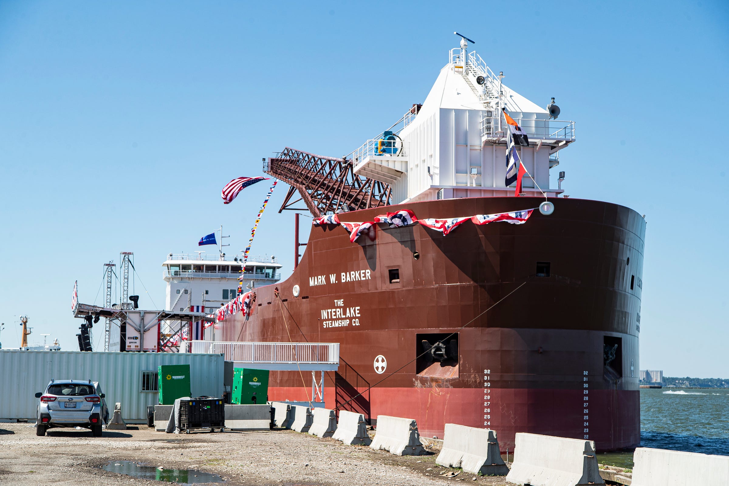 M/V Mark W. Barker freighter was built on Great Lakes