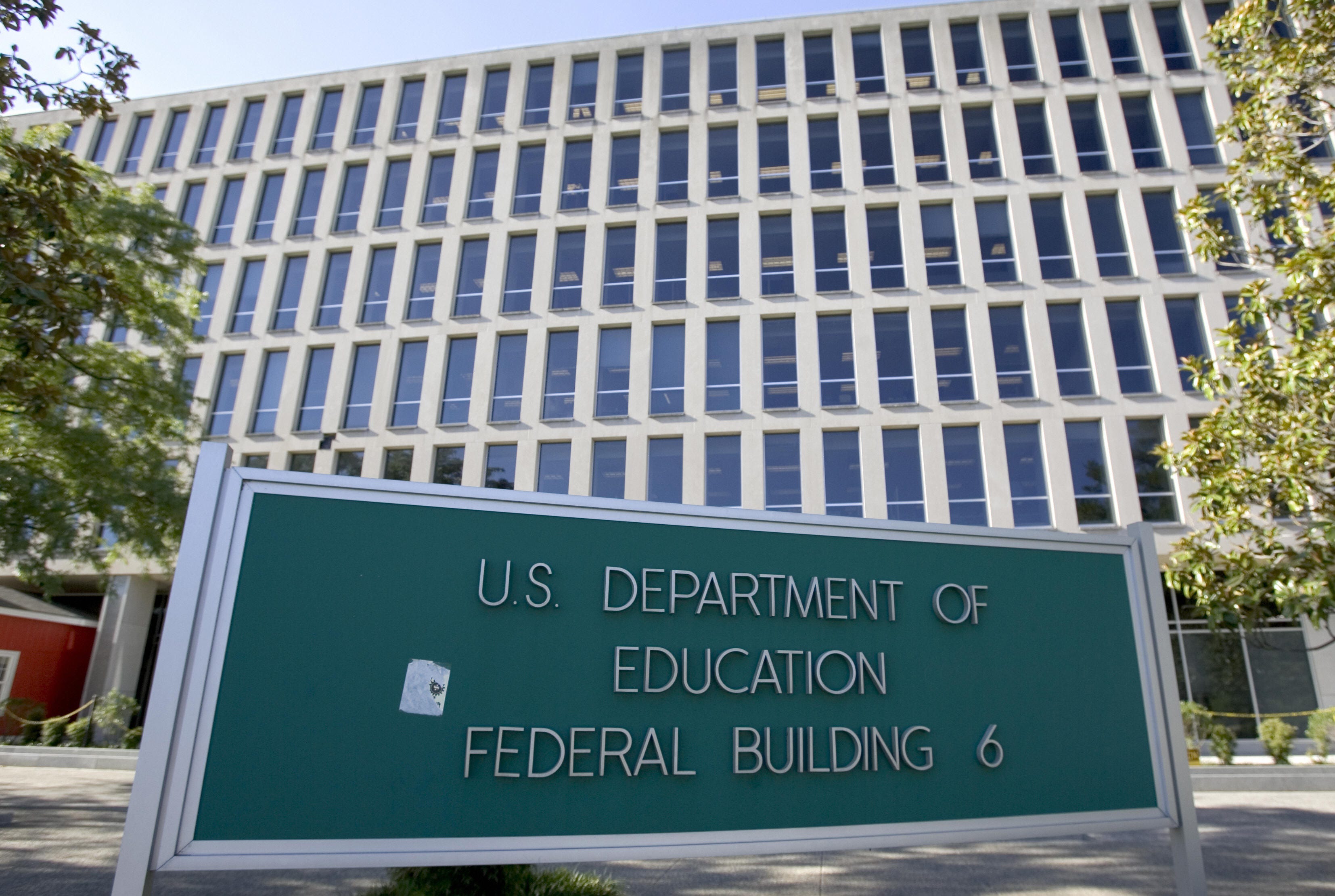 The US Department of Education building is shown in Washington, DC, July 21, 2007.
