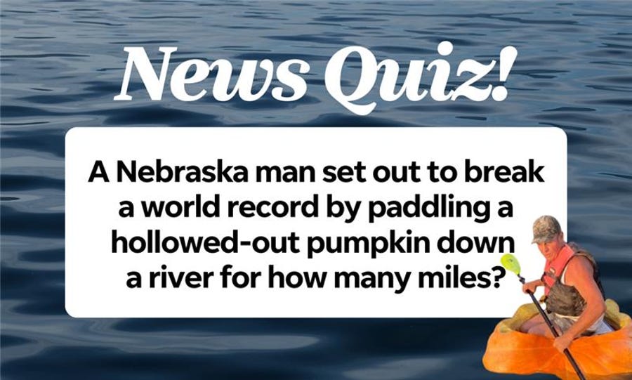 Did you pay attention to the news this week? 📰 Take the USA TODAY news quiz to test your knowledge.