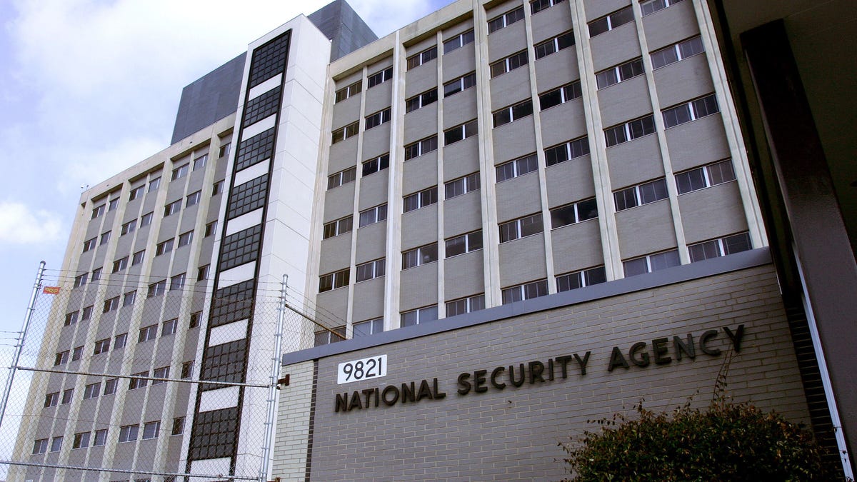 This 25 January 2006 file photo shows the National Security Agency (NSA) in the Washington suburb of Fort Meade, Maryland, where US President George W. Bush delivered a speech behind closed doors and met with employees in advance of Senate hearings on the much-criticized domestic surveillance.   The US National Security Agency has assembled the world's largest database of telephone records tracking the phone calls of tens of millions of AT and T, Verizon and   BellSouth customers, sources familiar with the program told USA Today.  In an article published 11 May 2006, the daily said the NSA launched the secret program in 2001, shortly after the 11 September 2001 attacks, to analyze calling patterns in a bid to detect terrorist activity. 