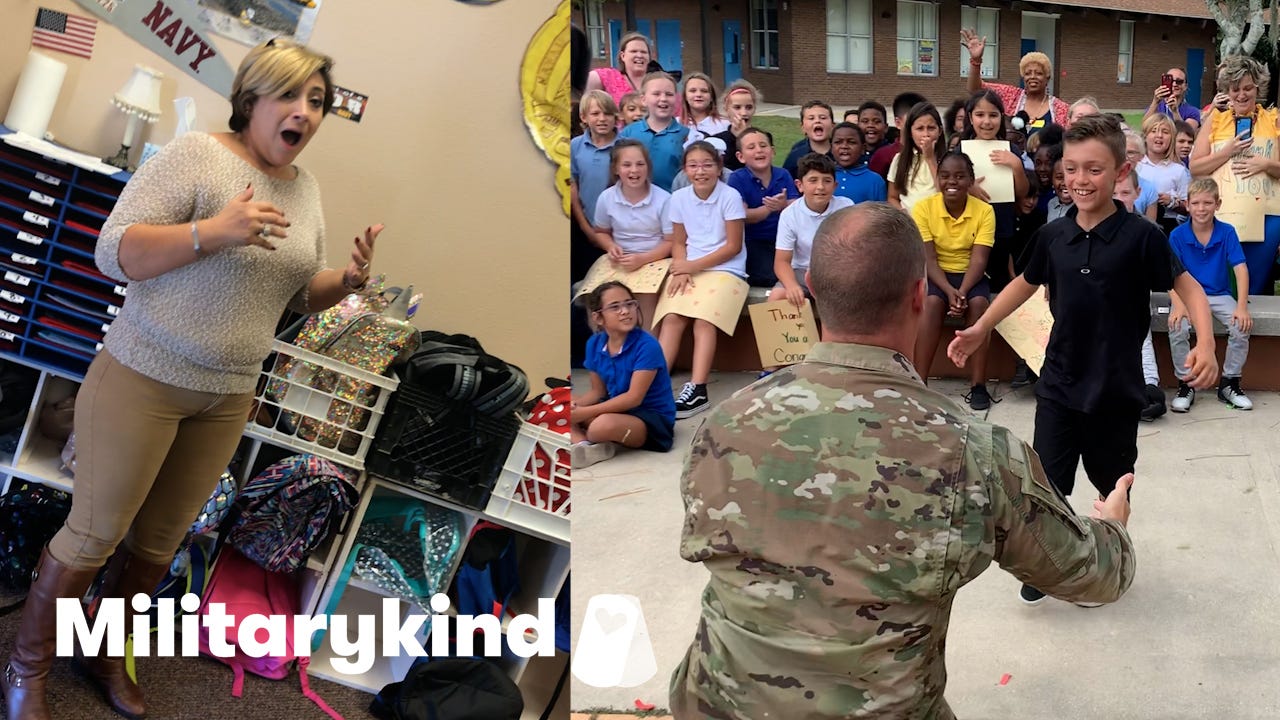 Surprise Homecomings Military