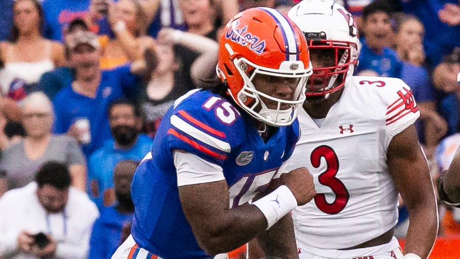 Anthony Richardson touchdown Watch Florida quarterback score vs. Utah