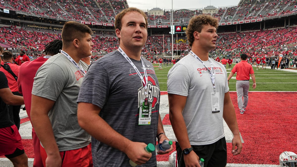 Photos Top football recruits visit Ohio State Buckeyes vs. Notre Dame