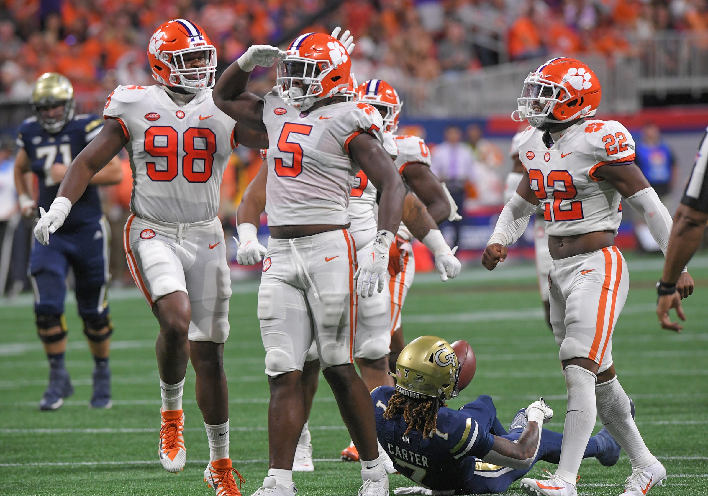 Clemson football score vs Tech Live updates from 2022 opener