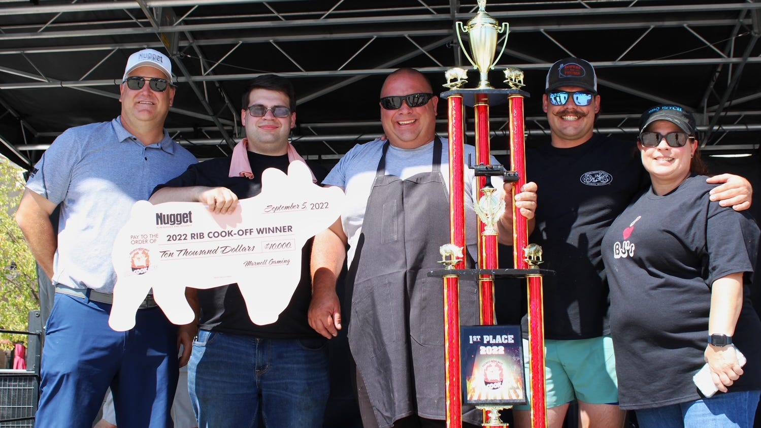 BJ's BBQ of Nevada wins first place at Nugget Rib CookOff