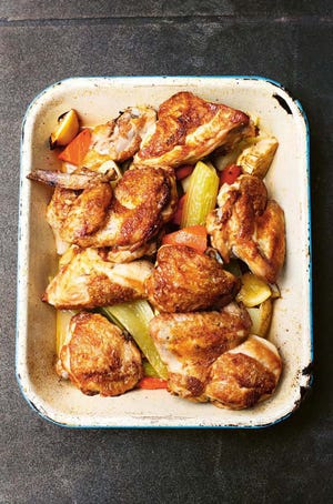 "Neil's Sunday Chicken" from "The Weekend Cook: Good Food for Real Life" out Tuesday.