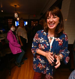 Robyn Kennedy was all smiles Tuesday night after realizing she is headed to the state Legislature.