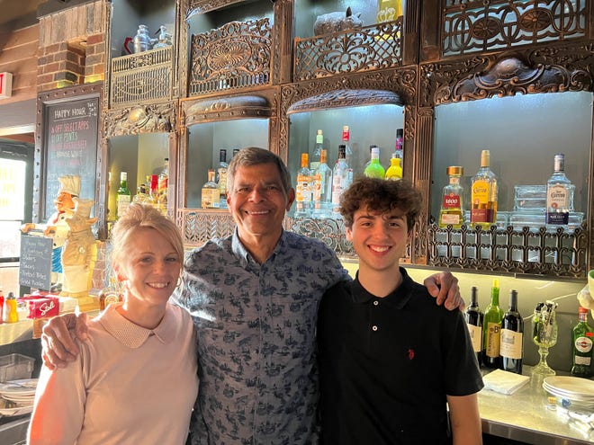 Kensington Grill Owner Mark Mitra along with General Manager Holly Godwin and server Chaz Godwin, will say their final goodbyes to customers on Sept. 10, 2022 when the restaurants closes its doors after 10 years in business.