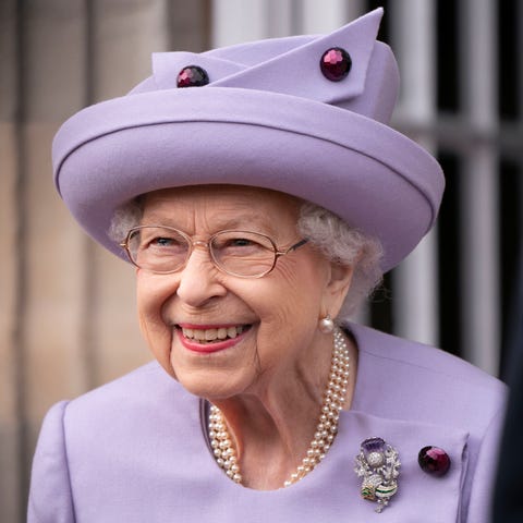 Queen Elizabeth II attends an Armed Forces Act of 