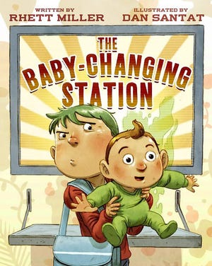 “The Baby-Changing Station” by Rhett Miller, illustrated by Dan Santat 