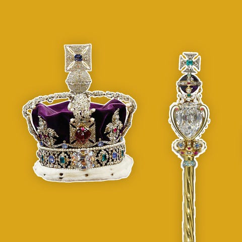 According to the Royal Collection Trust, the crown