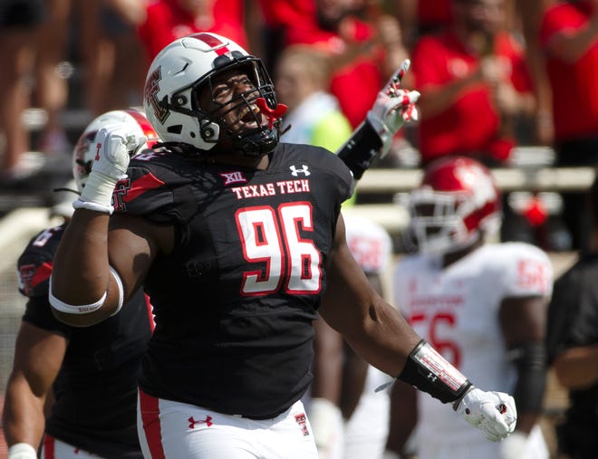 Texas Tech defensive tackle Philip Blidi and the Red Raiders host No. 22 Texas on Saturday in a Big 12 opener at Jones AT&T Stadium.