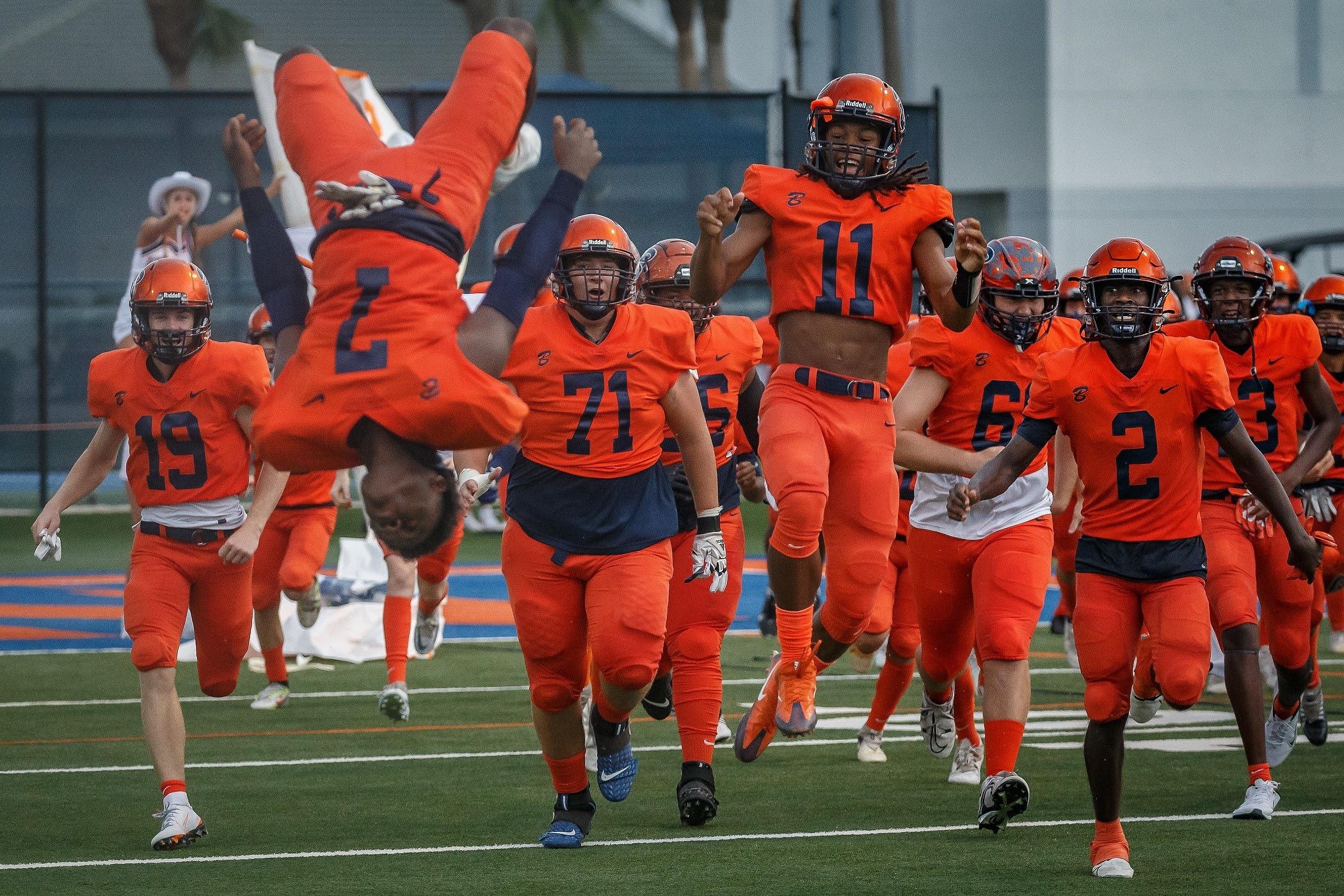 Benjamin football rolls behind Jacob CosbyMosley's five TD passes
