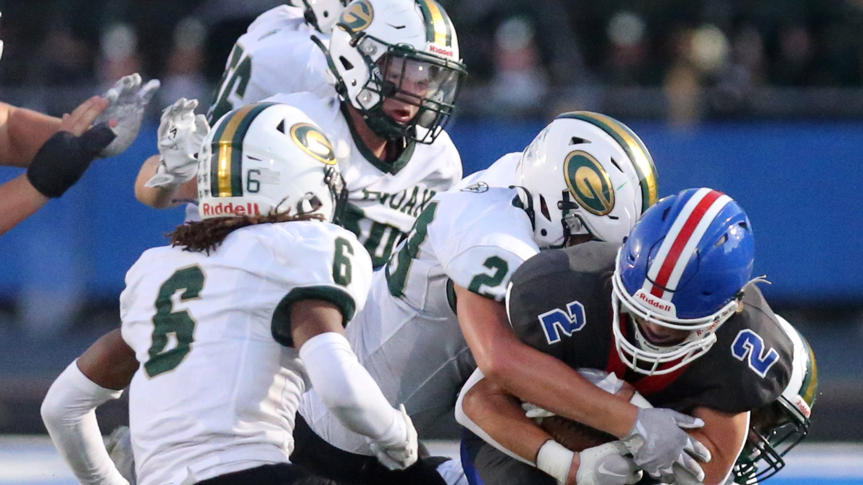 VIDEO GlenOak Golden Eagles at Lake Blue Streaks high school football