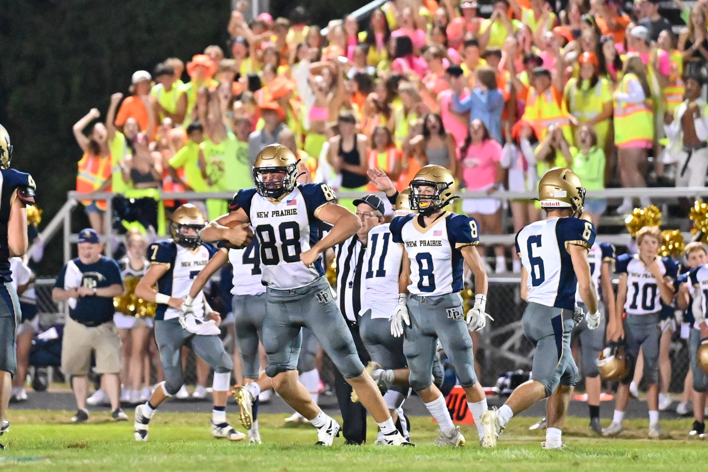 Indiana high school football New Prairie remains undefeated with win