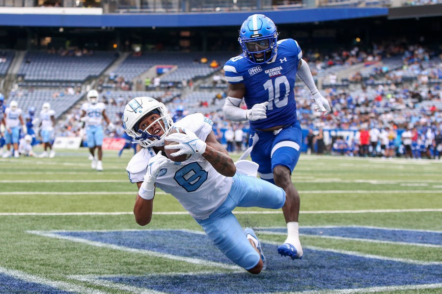UNC football injuries open door for freshman receiver Kobe Paysour, and he's stepping up