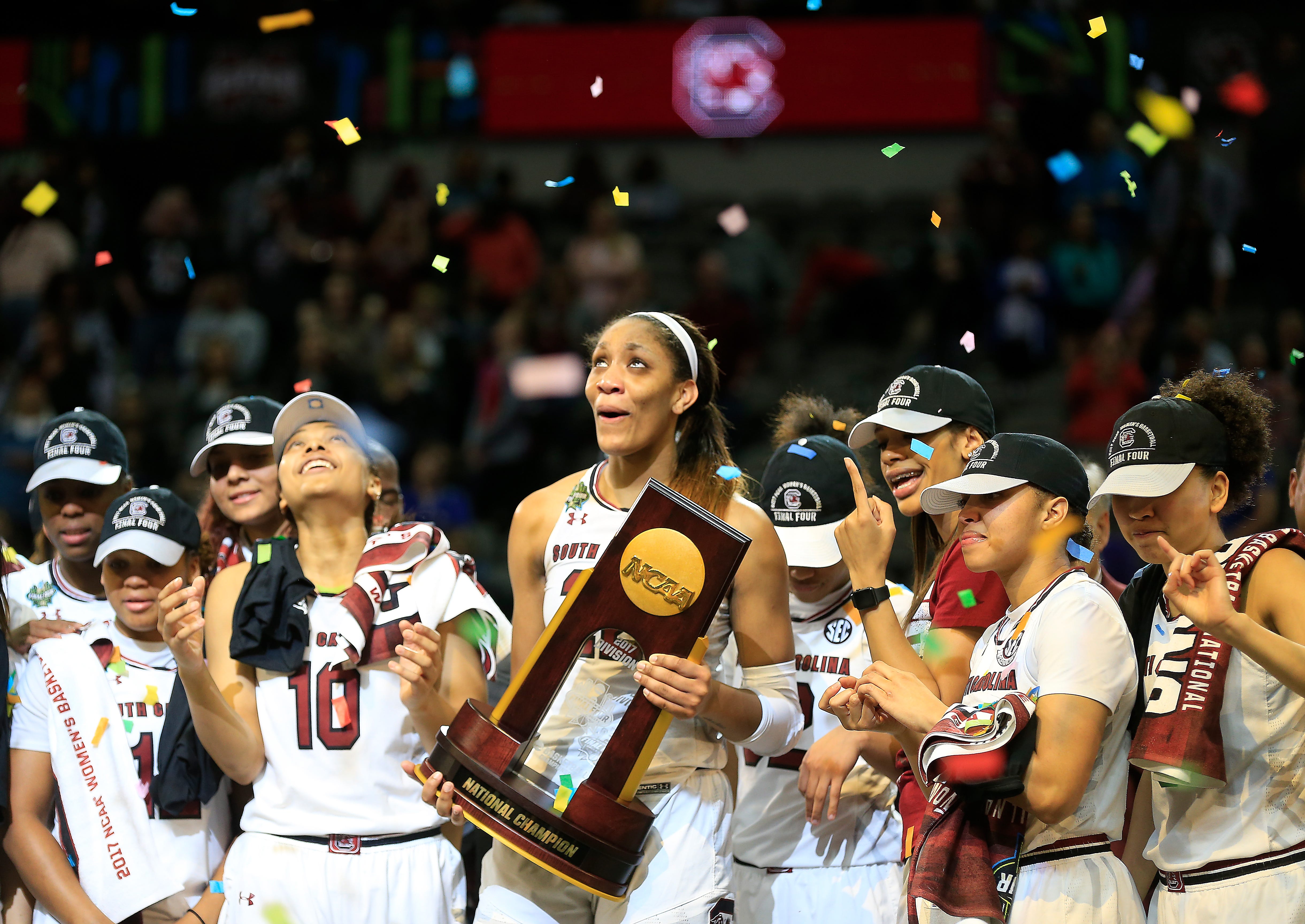A’ja Wilson told USA TODAY Sports she would not let her daughter attend South Carolina with reproductive rights being rolled back in the state. Wilson helped the Gamecocks win their first women’s basketball championship and there is a statue of her at the school.