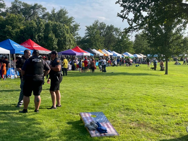 The community enjoyed cooler weather at the State of the City Festival at Sam Houston Park, with more than 40 vendors ready to educate citizens about their groups and services on Saturday.