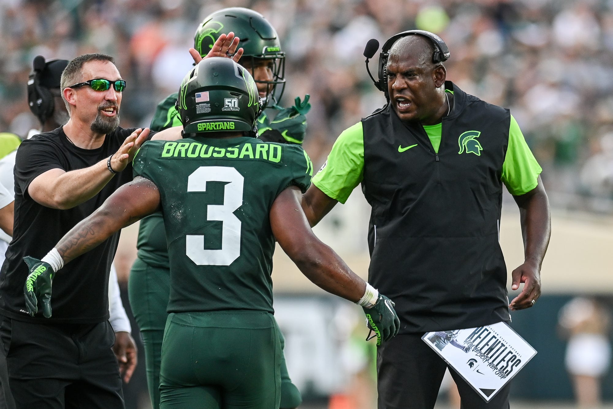 Msu Football Jarek Broussard Jalen Berger Propel Ground Game