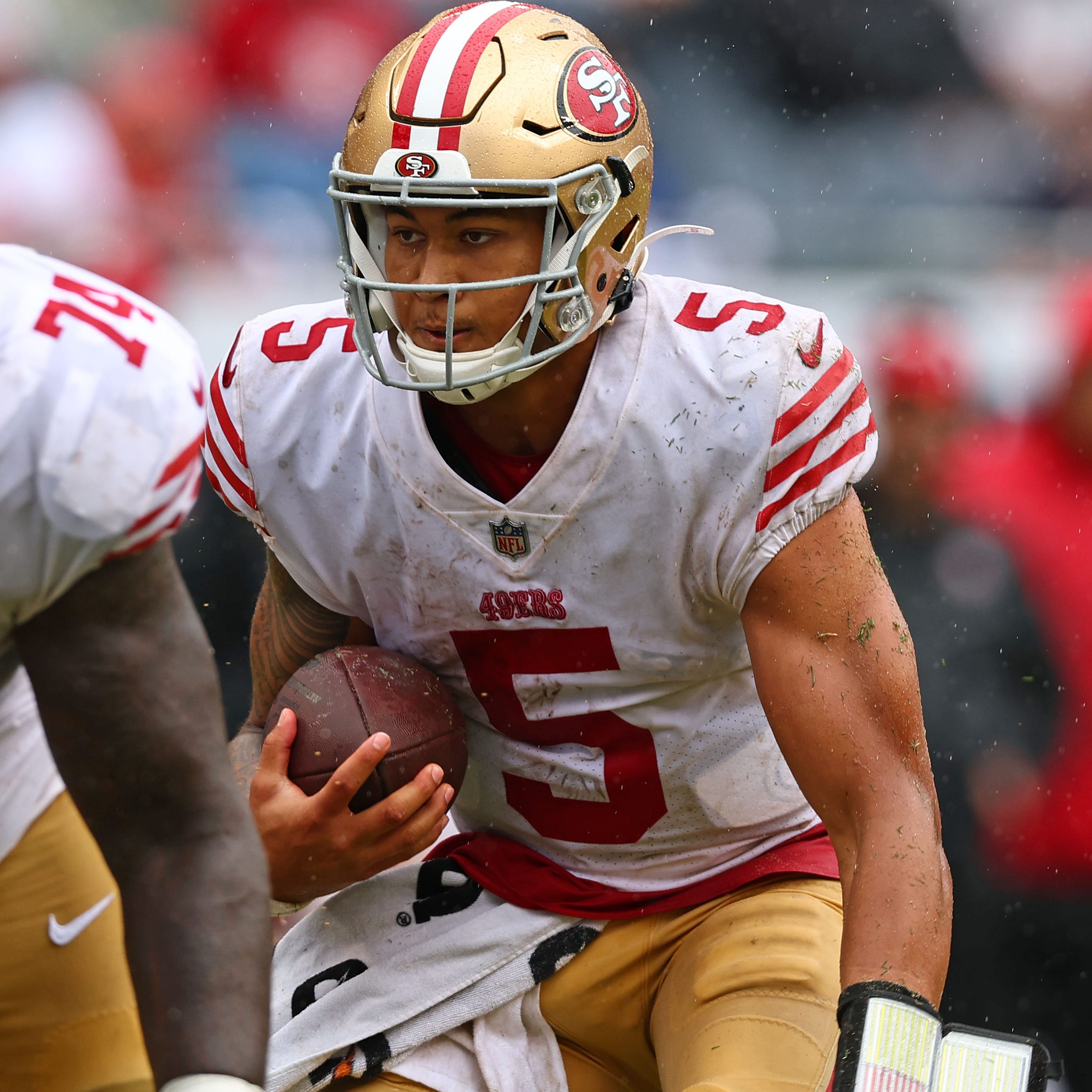 49ers quarterback Trey Lance