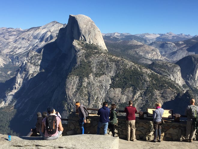 View of Half Dome from Glacier Point.
