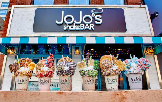 JoJo’s Shake Bar Detroit avec ses Biggie Shakes ouvre le 24 septembre