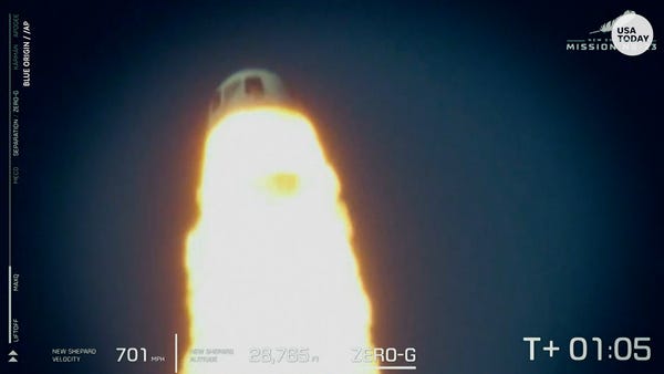 Jeff Bezos' crewless Blue Origin rocket fails in f