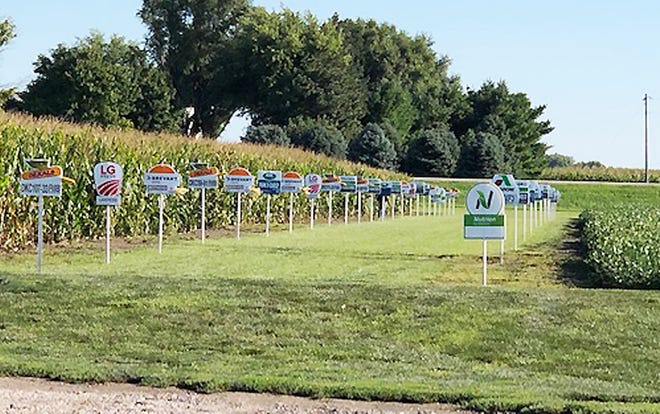 The Nutrien Ag Solutions plot west of Fairbury along US 24.