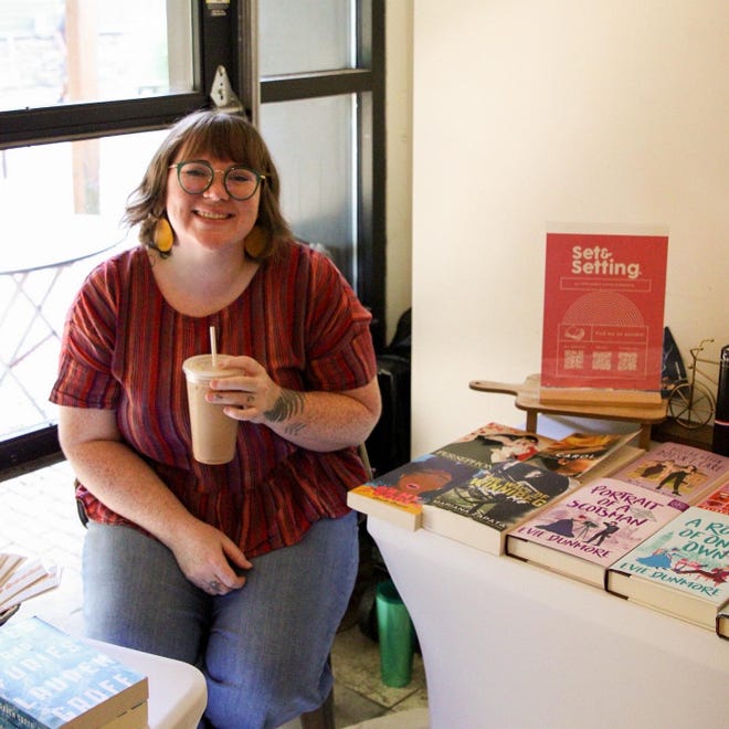 Basu set up her first bookstore at Nulu Quills in August.  Will be hosting four more this May.