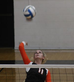 Cheboygan senior volleyball player Lia Basenese (11) has been voted the Daily Tribune's Week 3 Athlete of the Week.